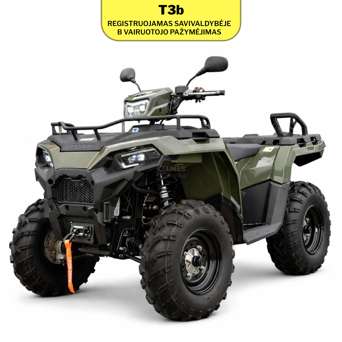 Keturratis Polaris Sportsman 570 EFI 4x4 Sage Green 2025 (Ratinis traktorius) T3b Keturratis Polaris Sportsman 570 EFI 4x4 Sage Green 2025 (Ratinis traktorius) T3b