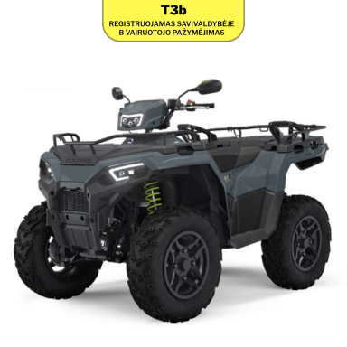 Keturratis Polaris Sportsman 570 EFI 4x4 EPS Stealth Grey 2025 (Ratinis traktorius) T3b Keturratis Polaris Sportsman 570 EFI 4x4 EPS Stealth Grey 2025 (Ratinis traktorius) T3b