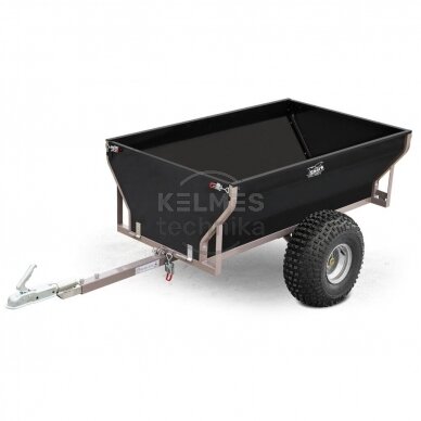 Keturračio priekaba SHARK WOOD 550, juoda 160x130x85cm, 800-S1W-BL Keturračio priekaba SHARK WOOD 550, juoda 160x130x85cm, 800-S1W-BL