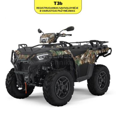 Keturratis Polaris Sportsman 570 EFI 4x4 EPS Hunter SE - Pursuit Camo 2025 (Ratinis traktorius) T3b