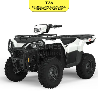 Keturratis Polaris Sportsman 570 EFI 4x4 White Lightning 2025 (Ratinis traktorius) T3b Keturratis Polaris Sportsman 570 EFI 4x4 White Lightning 2025 (Ratinis traktorius) T3b