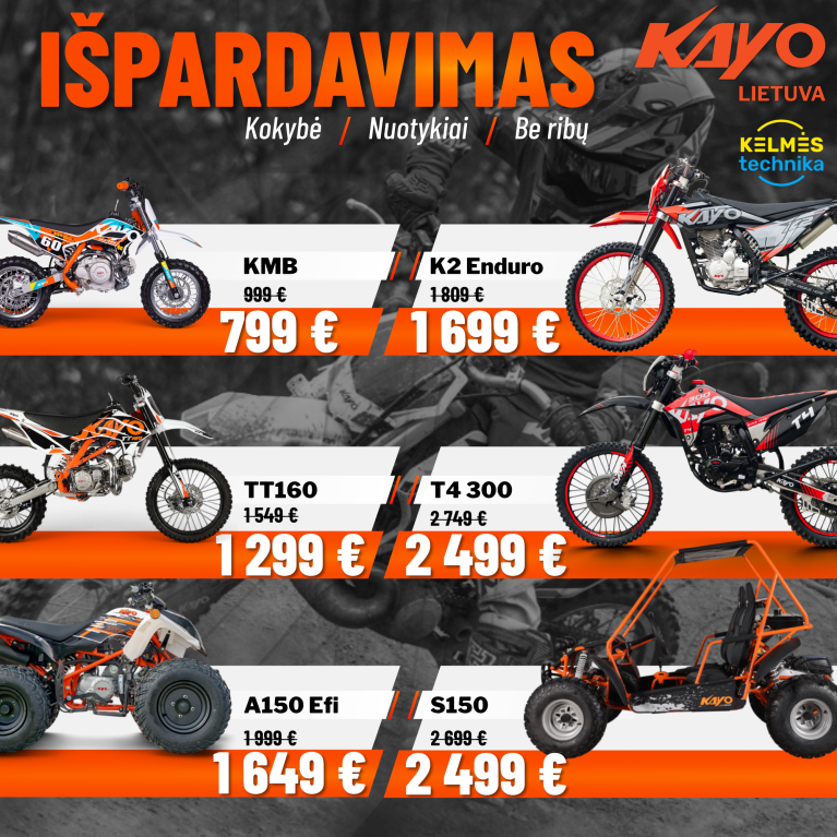 KAYO Išpardavimas!