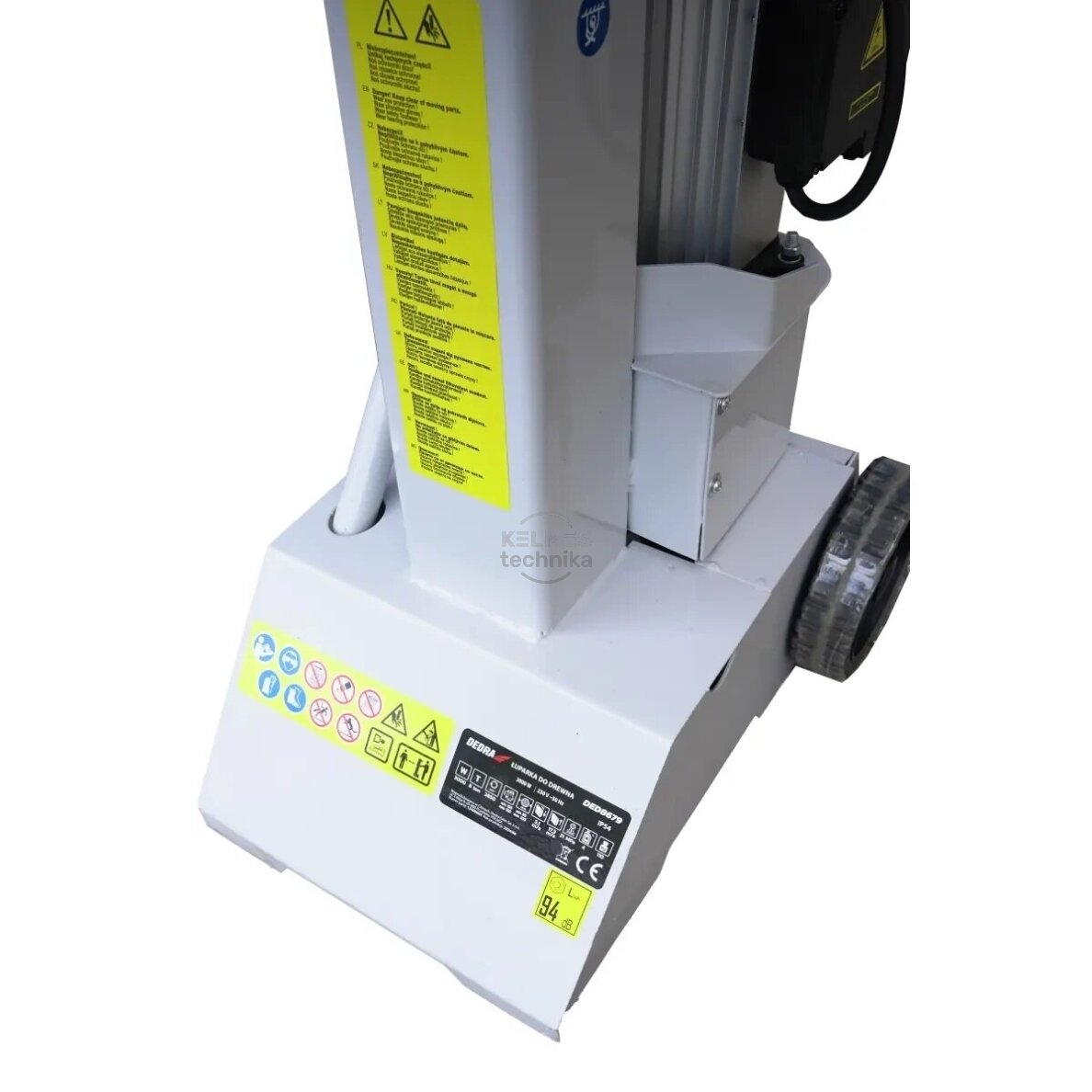Malkų skaldyklė 3000W, 8T, DED8679 6 Malkų skaldyklė 3000W, 8T, DED8679 6