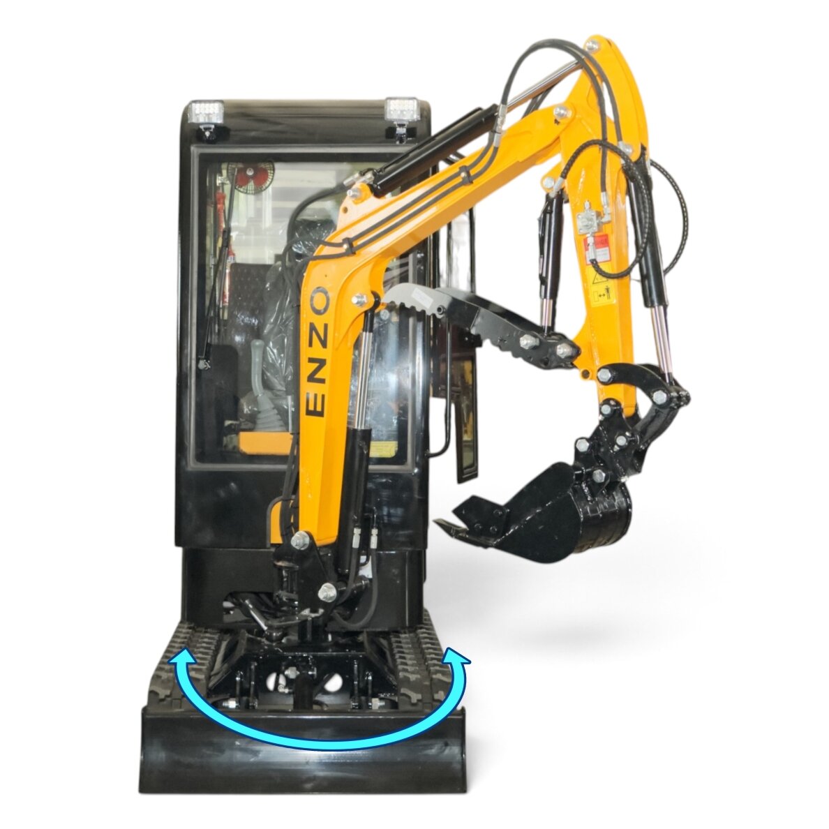 Mini Ekskavatorius ENZO HT-10B, Youp KD192FC (su kabina) 6