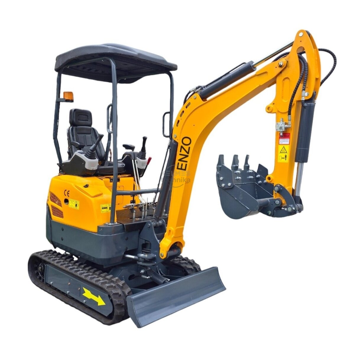 Mini Ekskavatorius ENZO HT-18, Kubota D722 (be kabinos) 6