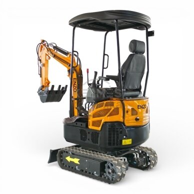 Mini Ekskavatorius ENZO HT-15 PRO, KOOP 192 (be kabinos) 2