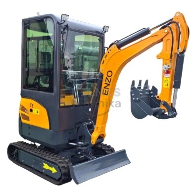 Mini Ekskavatorius ENZO HT-18, Kubota D722 (su kabina) 2 Mini Ekskavatorius ENZO HT-18, Kubota D722 (su kabina) 2