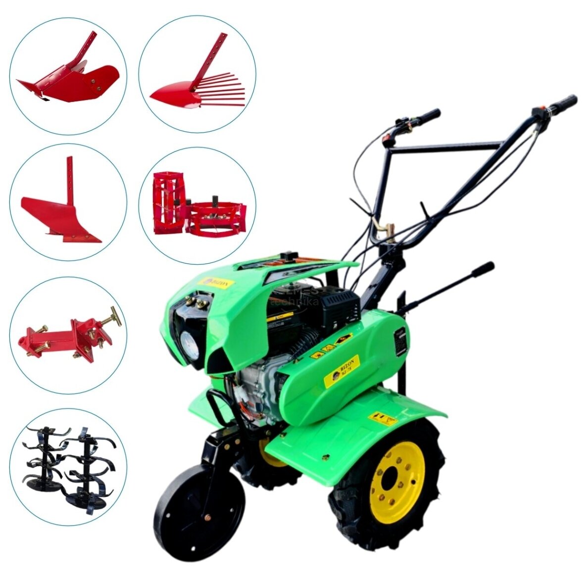 Motoblokas - Kultivatorius | Farmer/Bizon 750E (Komplektas)