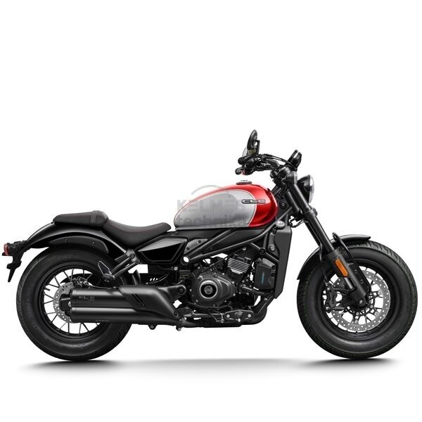 Motociklas CFMOTO 450CL-C ABS, raudonas 1 Motociklas CFMOTO 450CL-C ABS, raudonas 1