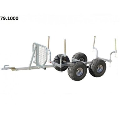 Priekaba TIMBER TRAILER COMBO Iron Baltic 79.1000 Priekaba TIMBER TRAILER COMBO Iron Baltic 79.1000