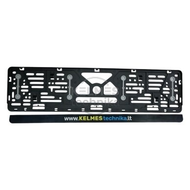 R22 Valstybinio numerio rėmelis su guminėmis tarpinėmis R22 520 x 110 mm 2