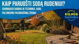 Kaip paruošti sodą rudeniui?