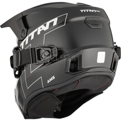 Šalmas su akiniais CKX Titan AMS Matinė juoda 2