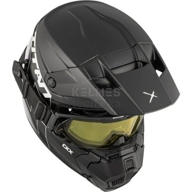 Šalmas su akiniais CKX Titan AMS Matinė juoda 3 Šalmas su akiniais CKX Titan AMS Matinė juoda 3