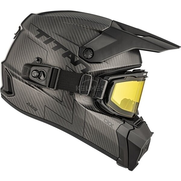 Šalmas su akiniais CKX Titan AMS Matt Carbon 1 Šalmas su akiniais CKX Titan AMS Matt Carbon 1
