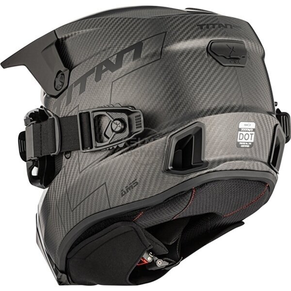 Šalmas su akiniais CKX Titan AMS Matt Carbon 2