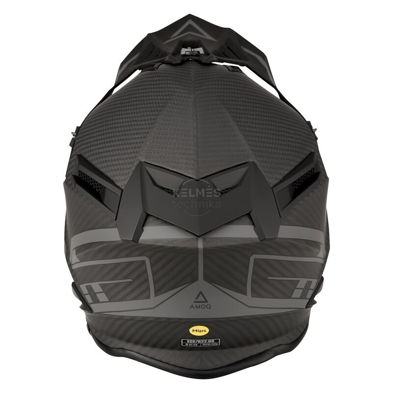 Šalmas AMOQ Friction MIPS Carbon Juodas / Pilkas 2