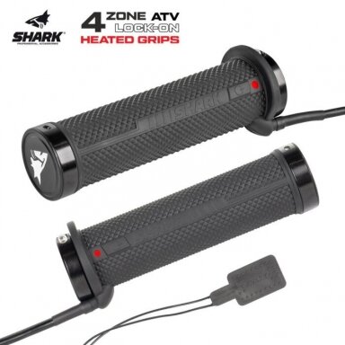 Šildomos rankenėlės + nykščio šildymas 4-ZONŲ SHARK 4ZONE LOCK-ON