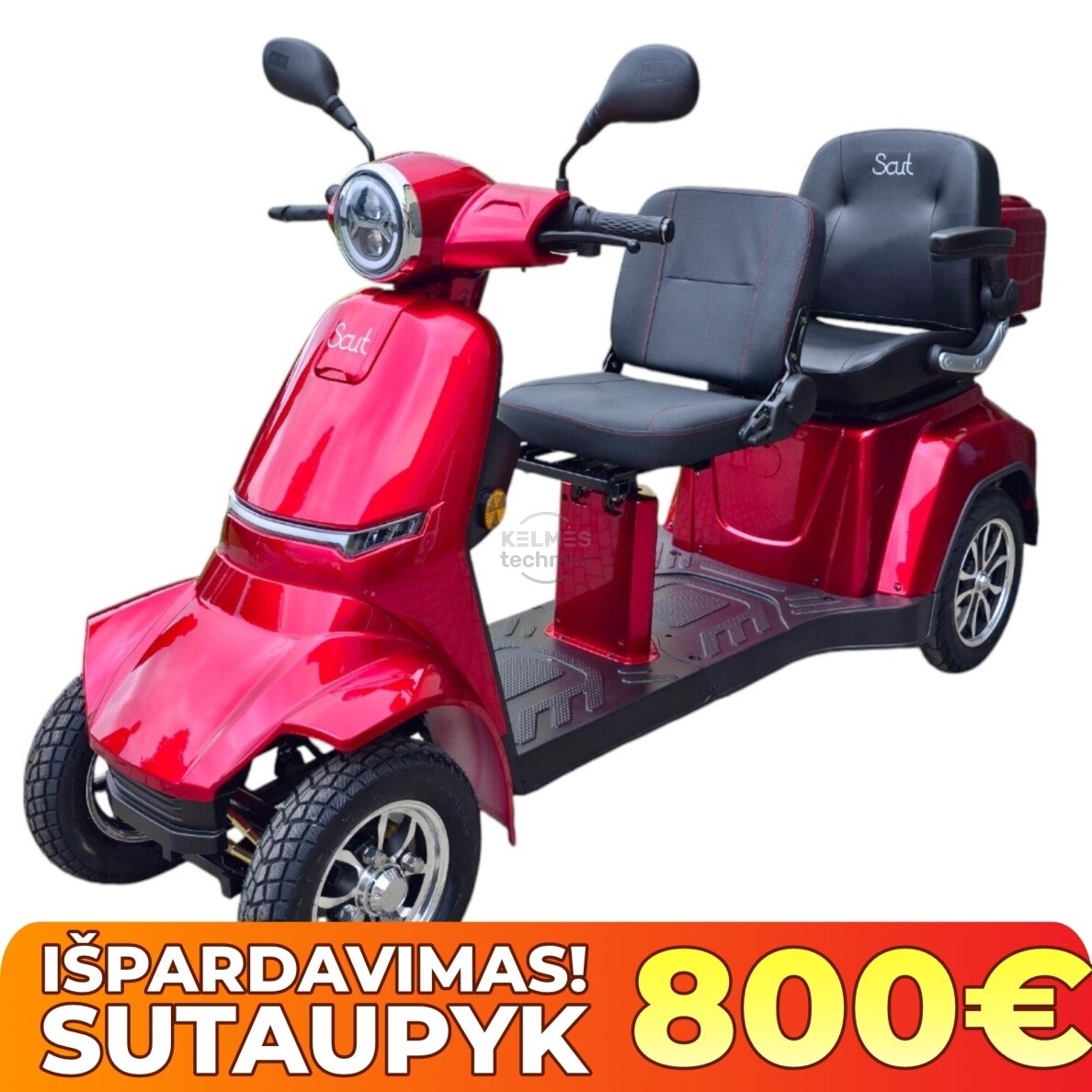 SKUT F6 | Elektrinis keturratis skuteris SKUT F6 | Elektrinis keturratis skuteris
