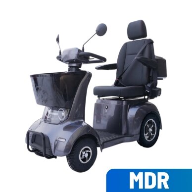 SKUT F8 | keturratis elektrinis skuteris (Pilkas) (su MDR) SKUT F8 | keturratis elektrinis skuteris (Pilkas) (su MDR)