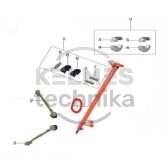 Vairolazdė Kayo AT110/AT125 Steering stem 566000-0013-02 Vairolazdė Kayo AT110/AT125 Steering stem 566000-0013-02