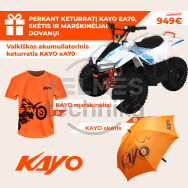 Vaikiškas akumuliatorinis keturratis KAYO eA70