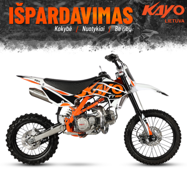 Vaikiškas Krosinis Motociklas KAYO TT160