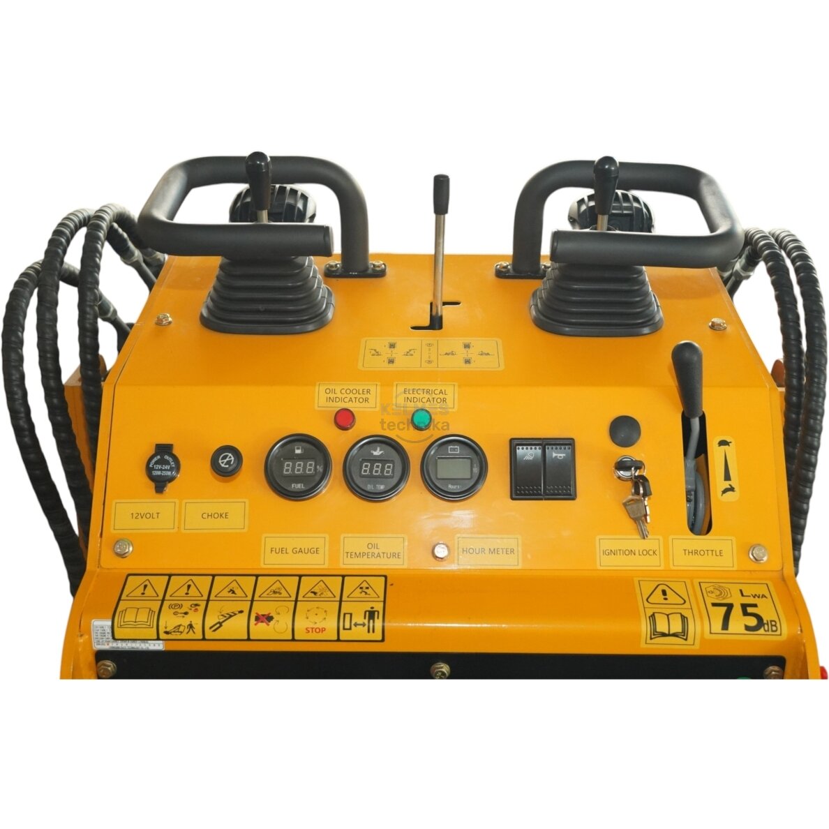 Vikšrinis mini krautuvas ENZO - HT430 (Dyzelinis) 19